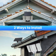 280 LED Solar Motion Sensor Outdoor Wall Light