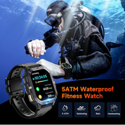 Smart Watch for Men 2.02" HD Screen with Call, Fitness Tracker for Android iOS
