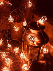 USB Moroccan Fairy Lights – 20 Warm White LEDs