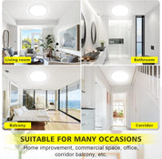 24W LED Ceiling Light – 5000K Daylight, IP44 Waterproof, 2200LM, Ø28.5cm