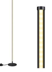 Minimalist LED Floor Lamp 146cm – Stepless Dimmable Tall Light with Foot Switch