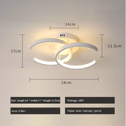 Modern LED Ceiling Lamp Chandelier - Stylish Pendant Light for Living Room or Bedroom