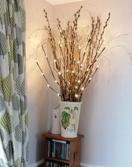 3PK White Birch Twig Lights with 60 LEDs – 76cm