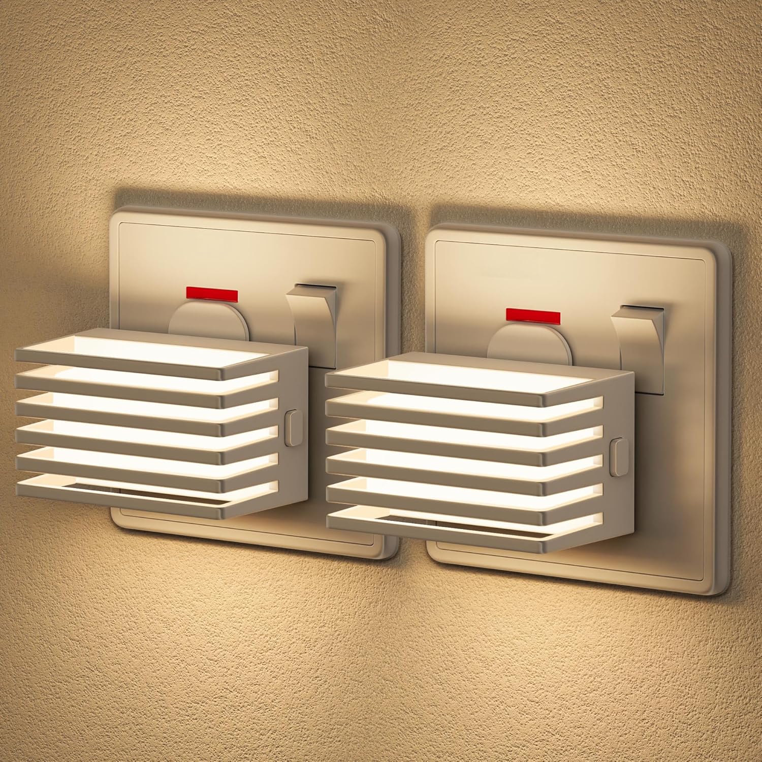 Plug-in Motion Sensor Night Light, 3000K Warm White
