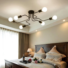 Sputnik Ceiling Light 8-Light Adjustable Modern Flush Mount
