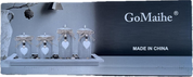 GoMaihe Set of 4 Candle Holders with Wooden Tray – Tealight Centerpiece Décor