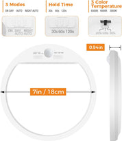 Motion Sensor LED Ceiling Light, 15W, 3 CCT, 1500LM