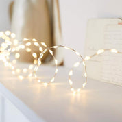 5m Warm White LED Fairy Lights – Plug-In