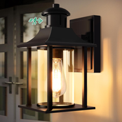 Outdoor Motion Sensor Glass Lamp
