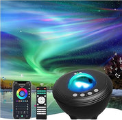 Aurora Galaxy Star Projector with Bluetooth & Remote Control