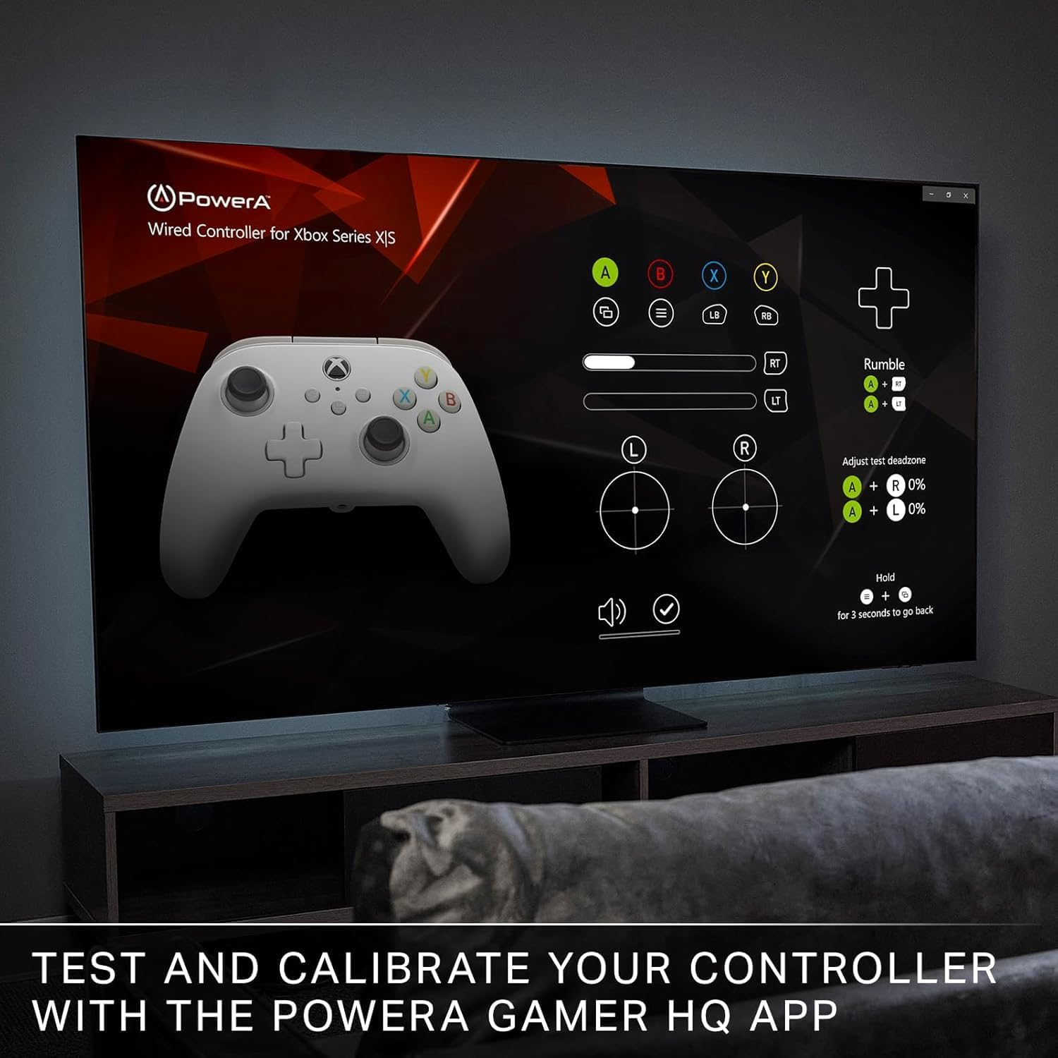 Wired Controller for Xbox Series , Xbox One & PC, Dual Motors, USB Cable – White
