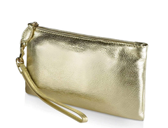 Genuine Leather Wristlet Clutch Wallet for Women – Card & Cash Organizer Purse