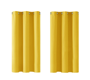 Light Grey Blackout Curtains 42x54" – Thermal Insulated Eyelet Drapes, 2 Panels