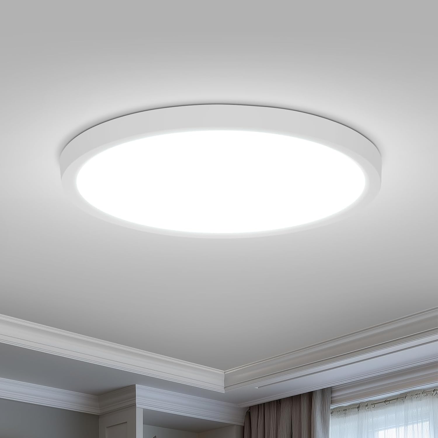 48W Ultra Slim LED Ceiling Light – 6500K Daylight, 4320LM, Ø30cm
