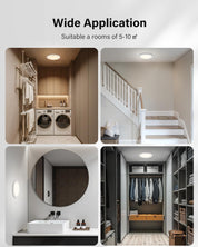 7.5" Battery Operated Motion Sensor Ceiling Light, Dimmable