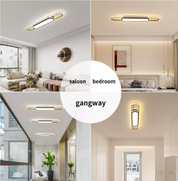 110cm Modern Ceiling Light – Remote-Controlled LED Lighting for Kitchens, Dining Rooms, and Hallways