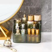 Homeanda Green Makeup Organizer – Cosmetic & Skincare Storage Compartments