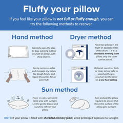 2 Pack Hotel Quality Bed Pillows – Hypoallergenic Supportive Pillows 42x70cm