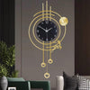 Decorative Silent Wall Clock with Pendulum 16.5x31.5in