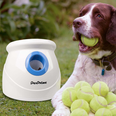 Automatic Dog Ball Launcher, Rechargeable Fetch Machine for Large Dogs (10–40Ft)