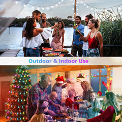 24 Colours Globe String Lights USB Plug with Remote