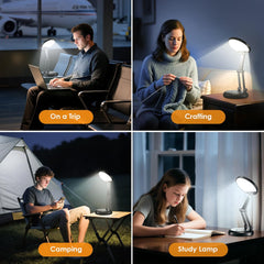 Rechargeable LED Desk Lamp, Dimmable Touch Control Light