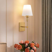 Set of 2 Gold Rechargeable Wall Lights