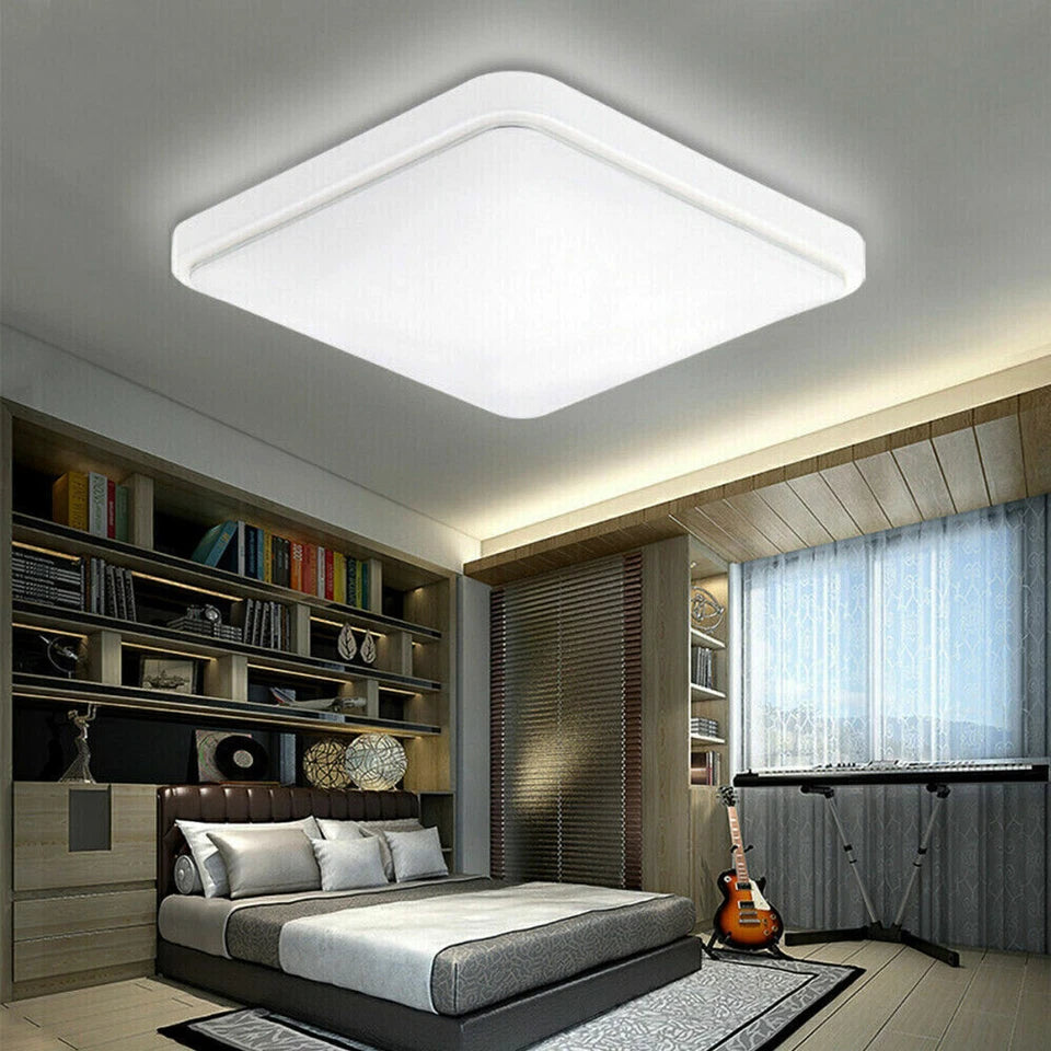 LED Ceiling Panel Light 12W-72W Modern Square Lamp