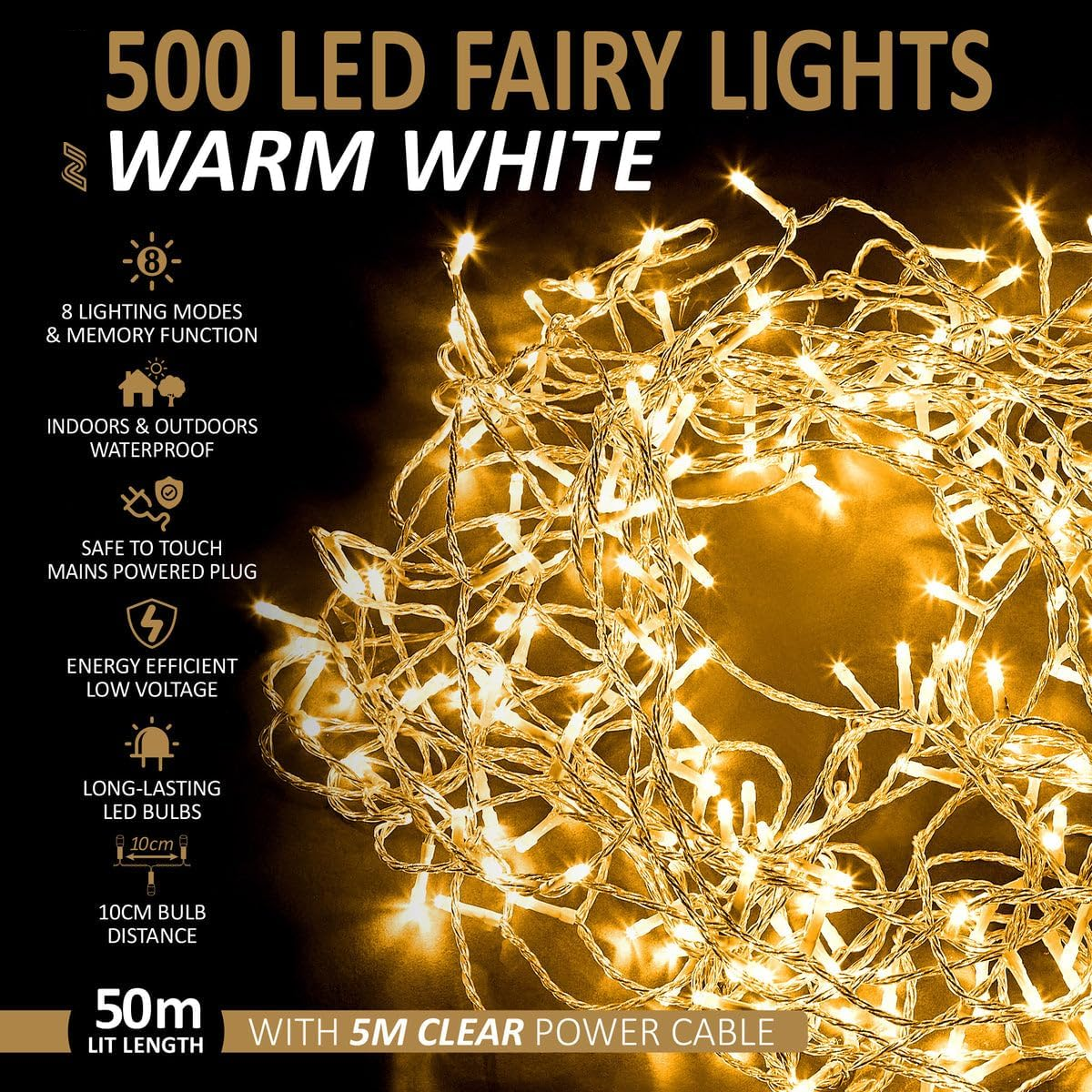 200 LED Christmas Tree Lights