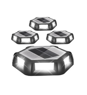 Solar Deck Lights 4 Pack – Outdoor Waterproof Ground Pathway