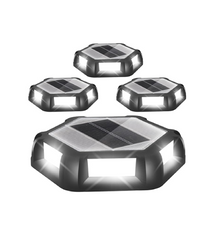 Solar Deck Lights 4 Pack – Outdoor Waterproof Ground Pathway