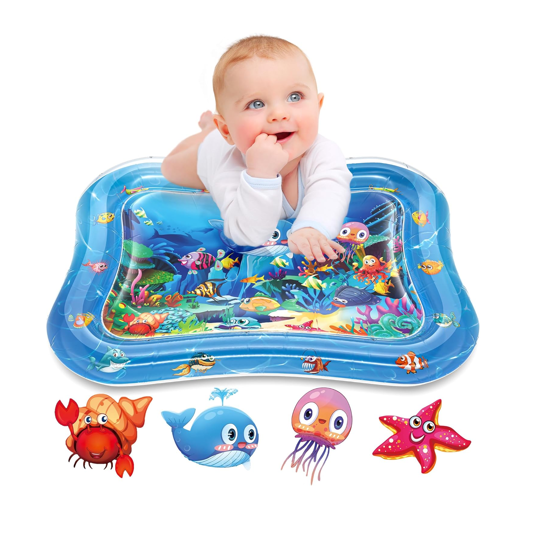 Infinno Inflatable Tummy Time Mat – Baby Water Play Mat for Infants 3–24 Months
