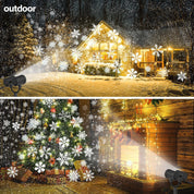 Double Head Christmas LED Projector Lights – Waterproof Outdoor Décor