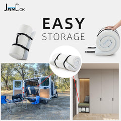 Single Foam Mattress Topper – Portable Roll-Up Sleeping Pad for Camping & Travel