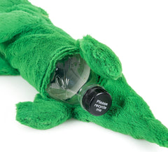 Planet Carlos the Crocodile Eco-Friendly Plush Dog Toy Made from Recycled Bottles