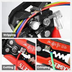 3 in 1 Wire Stripper Cutter and Terminal Crimper