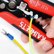 Automatic Wire Stripper Cutter Crimper AWG10–24 3-in-1