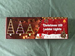 Portable and easy-to-install festive ladder lights
