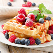 Double Belgian & American Waffle Maker 900W – Non-Stick Deep Fill Dual Iron Plates, Auto Temp Control, Cool Touch Handle