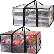ClearSpace Oversized Moving Bags, 2-Pack – Heavy-Duty Storage Totes with Zippers & Handles
