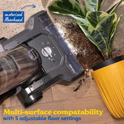 Russell Hobbs Hypermax Upright Vacuum Cleaner Grey & Blue, 700W, 4L Bagless