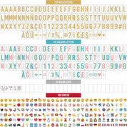 BONNYCO Gold Cinema Light Box A4 – 16 Colours, 400 Letters & Emojis