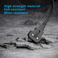 Heavy Duty 5M Outdoor Extension Lead – Single Plug Socket, 13A Power Strip, Black Cable