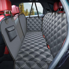 Waterproof Dog Car Seat Cover with Mesh Window, Non-Slip Hammock for Cars & SUVs