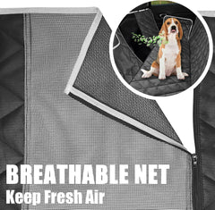 Dog Car Seat Cover with Mesh Window, Nonslip Hammock for Cars & SUVs