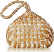 Flapper Peacock Sequin Clutch – 1920s Beaded Evening Bag for Women, Gatsby Party Purse