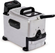 Compact Deep Fryer Oleo Clean 2L – Stainless Steel Semi Pro Fryer with Oil Filtration, Storage Box & Easy Clean System – 1500W