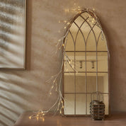 White Birch LED Garland Lights 6FT with Timer, 48 Warm White Battery Powered Fairy Lights for Indoor and Outdoor Home Décor