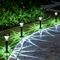 8-Pack Solar Lights Outdoor Waterproof, New Upgraded Solar Garden Lights for Patio, Lawn, Yard, and Landscape