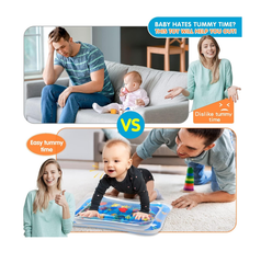 Infinno Inflatable Tummy Time Mat – Baby Water Play Mat for Infants 3–24 Months